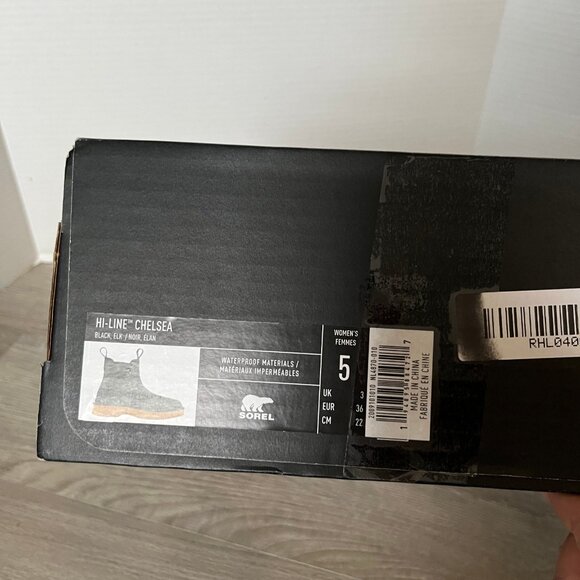 Sorel Hi-Line Chelsea – Women’s Size 5 – Black/Elk – BRAND NEW in Box! - Picture 12 of 12